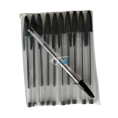 CANETA BIC CRISTAL PRETA COM 10 UNIDADES