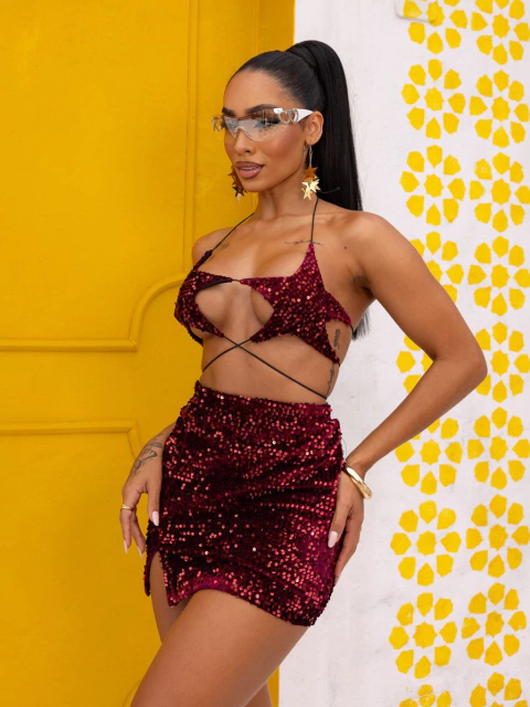 Conjunto Paetê Estrela - comprar online