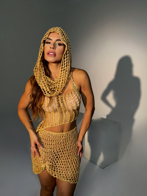 Trijunto Crochê Gold - comprar online