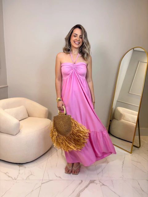 Vestido Aruba - Rosa Candy