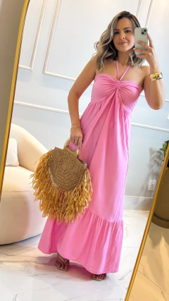 Vestido Aruba - Rosa Candy - Ester