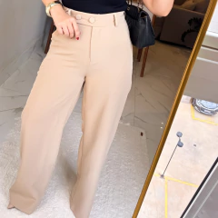 Calça Alfaiataria Pandora - Bege - comprar online