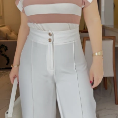 Calça Alfaiataria Paula - Offwhite na internet