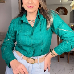 Camisa Luísa Verde Bandeira - Ester