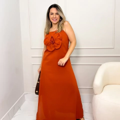 Vestido Isabela com Flor na internet