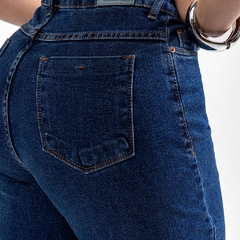 Wide Jeans Básica - Cintura Alta Escura - loja online