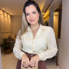 Camisa Luísa Amarelo Manteiga