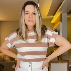 T-Shirt Sophia - Caramelo