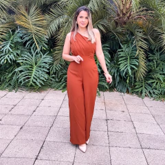 Macacão Maitê com Amarração - Tamanho Único - comprar online