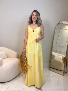 Vestido Copacabana - Amarelo Manteiga - comprar online