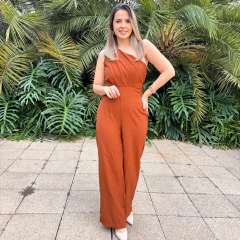 Imagem do Macacão Maitê com Amarração - Tamanho Único