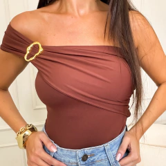 Body Carol - com Ombro Só e fivela - comprar online
