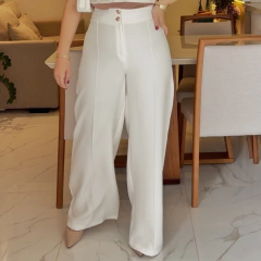 Calça Alfaiataria Paula - Offwhite - comprar online