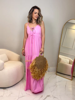 Vestido Copacabana - Rosa Candy - Ester