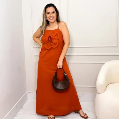 Vestido Isabela com Flor - Ester