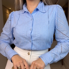 Camisa Luísa Azul Claro - Ester