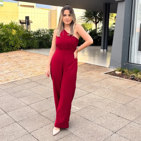 Macacão Maitê com Amarração - Tamanho Único