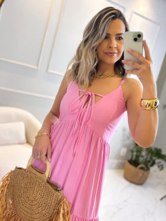 Vestido Copacabana - Rosa Candy na internet