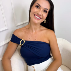 Body Carol - com Ombro Só e fivela - loja online