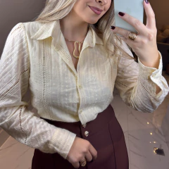 Camisa Luísa Amarelo Manteiga - Ester