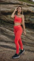 Legging Power Vermelha - Deusa do Sol