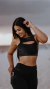 Shiny Top Black