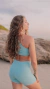 Top Frente Unica Baby Blue - Drop Mermaid Blue - Deusa do Sol