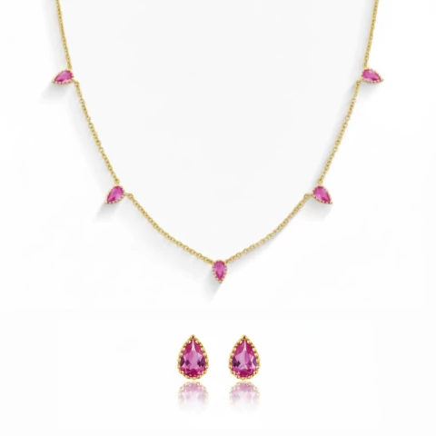 Conjunto Pink Ouro - comprar online