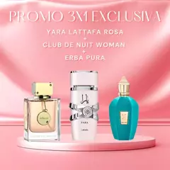 ¡PROMO 3X1! YARA LATTAFA ROSA + CLUB DE NUIT WOMAN + ERBA PURA 80 ML - comprar online