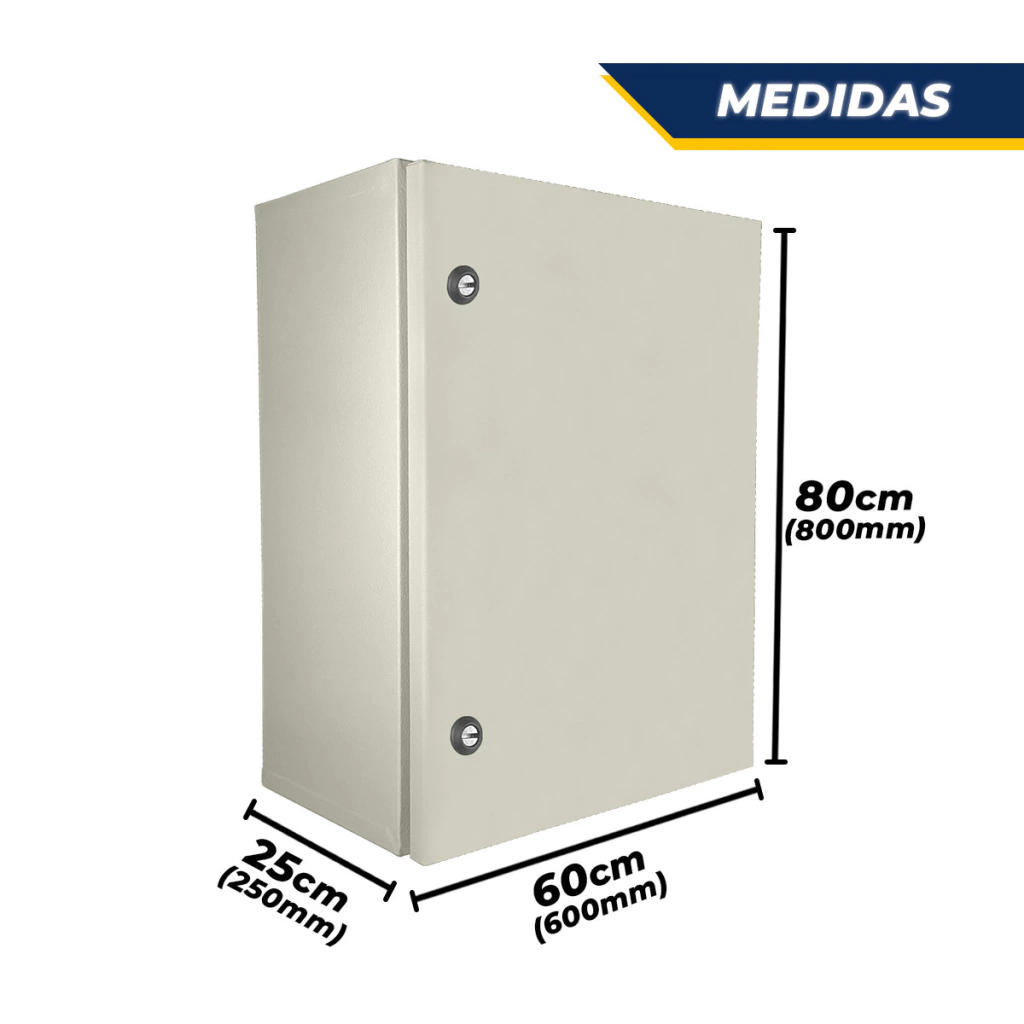 Caixa quadro comando 800x600x250 (80x60x25) Lisa