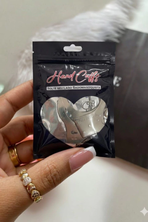 Algema De Metal Hand Cuffs