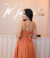 Vestido decote com alça larga - loja online