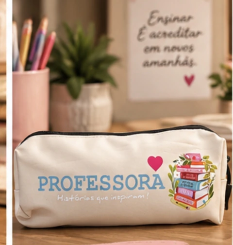 Estojo Escolar Professora