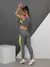 Conjunto Fitness Feminino Roupa Academia 3 peças calça Legging Top cropped e Regata dry fit - J-Alves Fitzone
