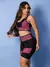 Kit 2 Conjuntos Feminino Fitness Academia Top Short 3D Tarelles - J-Alves Fitzone