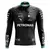 Camisa Cilismo Masculina Petronas Preta Com Bolsos Proteção UV50+