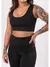 Conjunto Fitness Calça Legging Cintura Alta e Top sem Bojo Suplex - comprar online