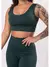Conjunto Fitness Calça Legging Cintura Alta e Top sem Bojo Suplex - loja online
