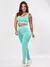 Conjunto Fitness Calça Legging Cintura Alta e Top sem Bojo Suplex