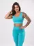 Conjunto Fitness Calça Legging Cintura Alta e Top sem Bojo Suplex