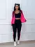 Imagem do Conjunto 3 Peças Kit Fitness Jaqueta Bomber + Top + Calça