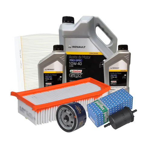 Kit Filtros + 6l Aceite 10w40 Renault Captur 2.0 16v Orig