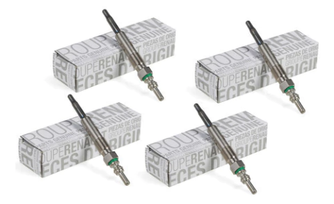 Kit X4 Bujias Precalentadora Kangoo Clio 2 Megane 1.5 Dci K9k Original - comprar online