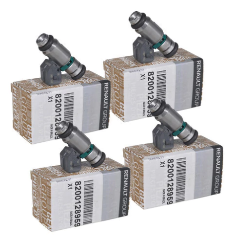 Kit X4 Inyector Nafta Renault Kangoo K4m 1.6 16v Original