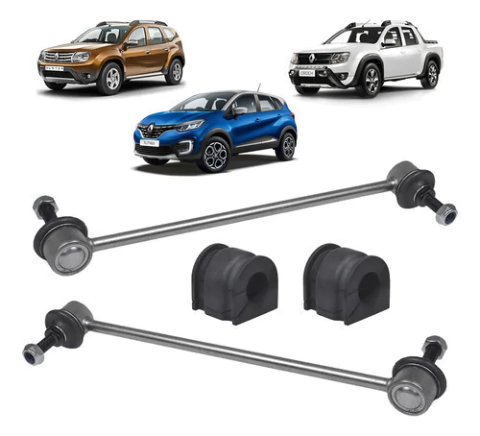 Kit X 2 Bieletas Y Bujes Barra Renault Duster Oroch Captur