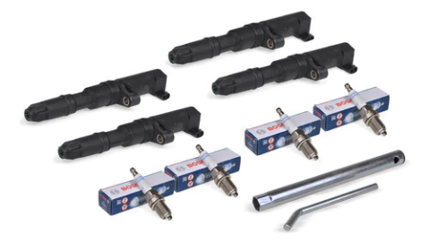 Kit Bobinas + Bujías + Llave Renault Sandero 1.6 16v K4m Gnc