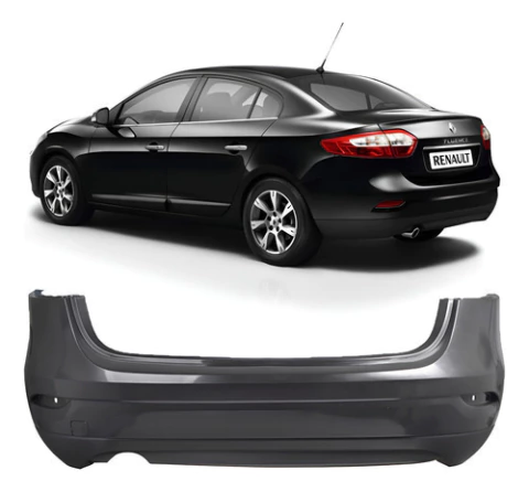 Paragolpe Trasero Renault Fluence Sin Sensor 2010 2011 2012