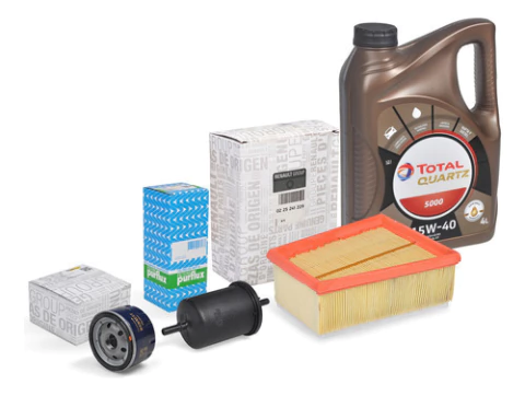 Kit Filtros + 4 Aceite 15w40 Renault Sandero Stepway 1.6 16v