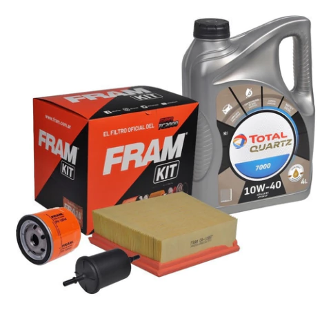 Kit De 4 Filtros Ford Fiesta Kinetic 1.6 + Aceite Total 7000