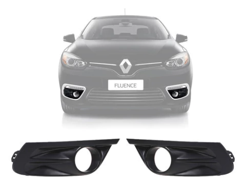 Kit Moldura Faro Auxiliar Renault Fluence Desde 2015 Izq/der